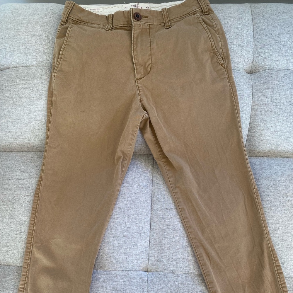 Slim Straight Hollister Khaki Jeans 26x30